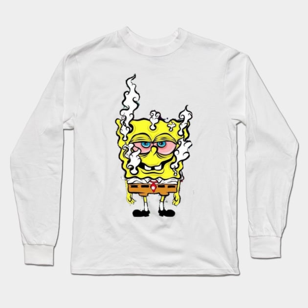 Bob Sponge is stone ! Long Sleeve T-Shirt by Ulr97